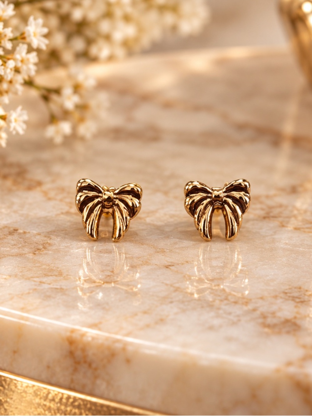 Bow Stud Earrings